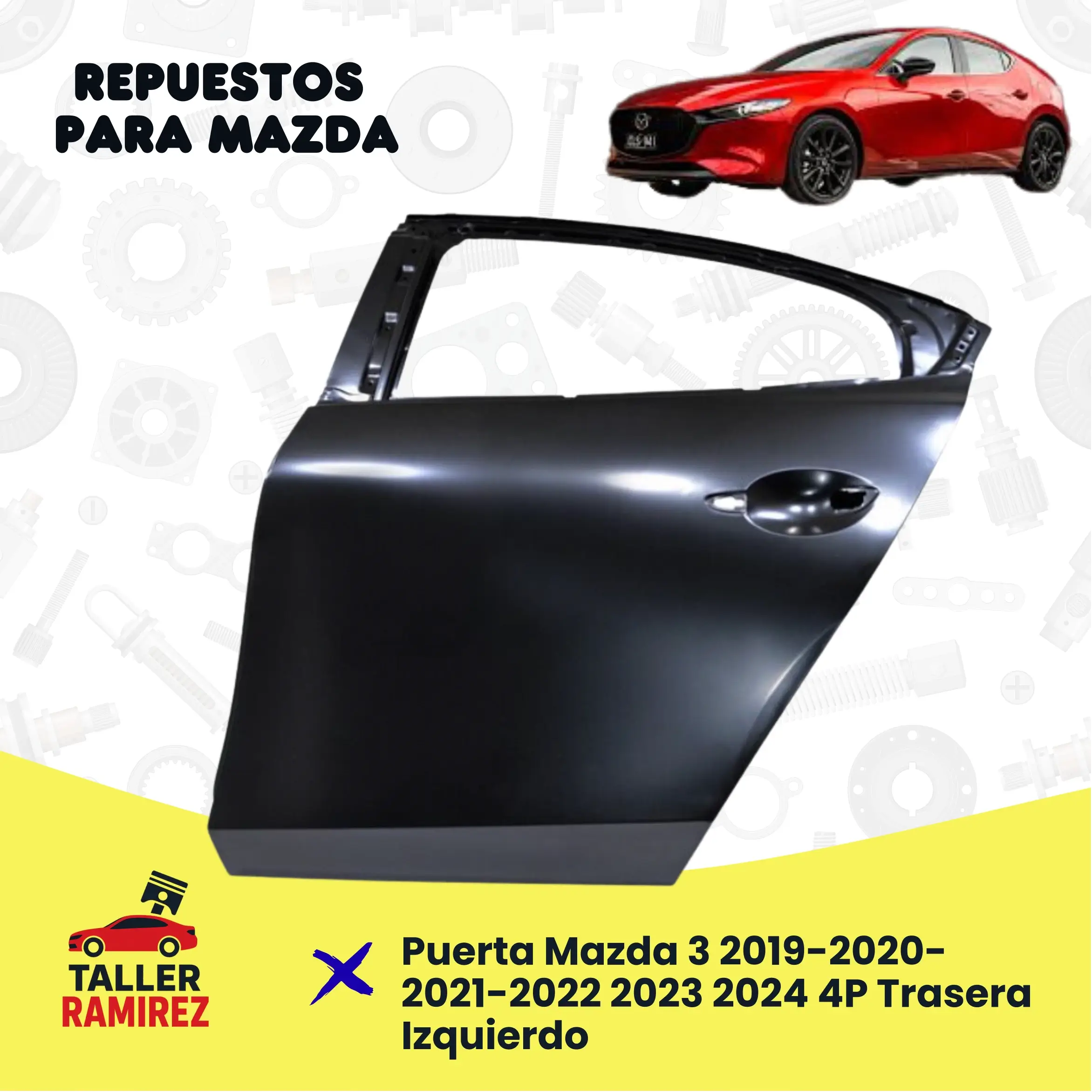 Home 44 Puerta trasera Mazda 2019 2024